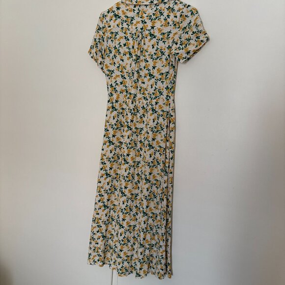 Urban Outfitters UO Yellow Floral Maxi Dress - Picture 5 of 5